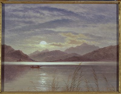 Scena lacustre al chiaro di luna da Arthur Gilbert
